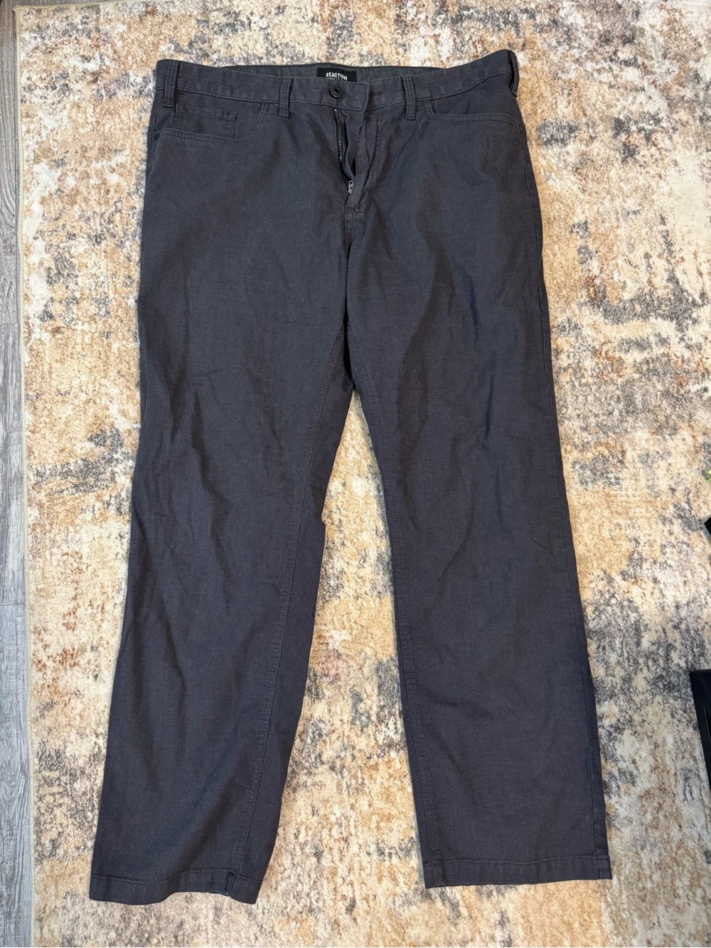 Kenneth Cole Reaction Charcoal Pinstripe Pants